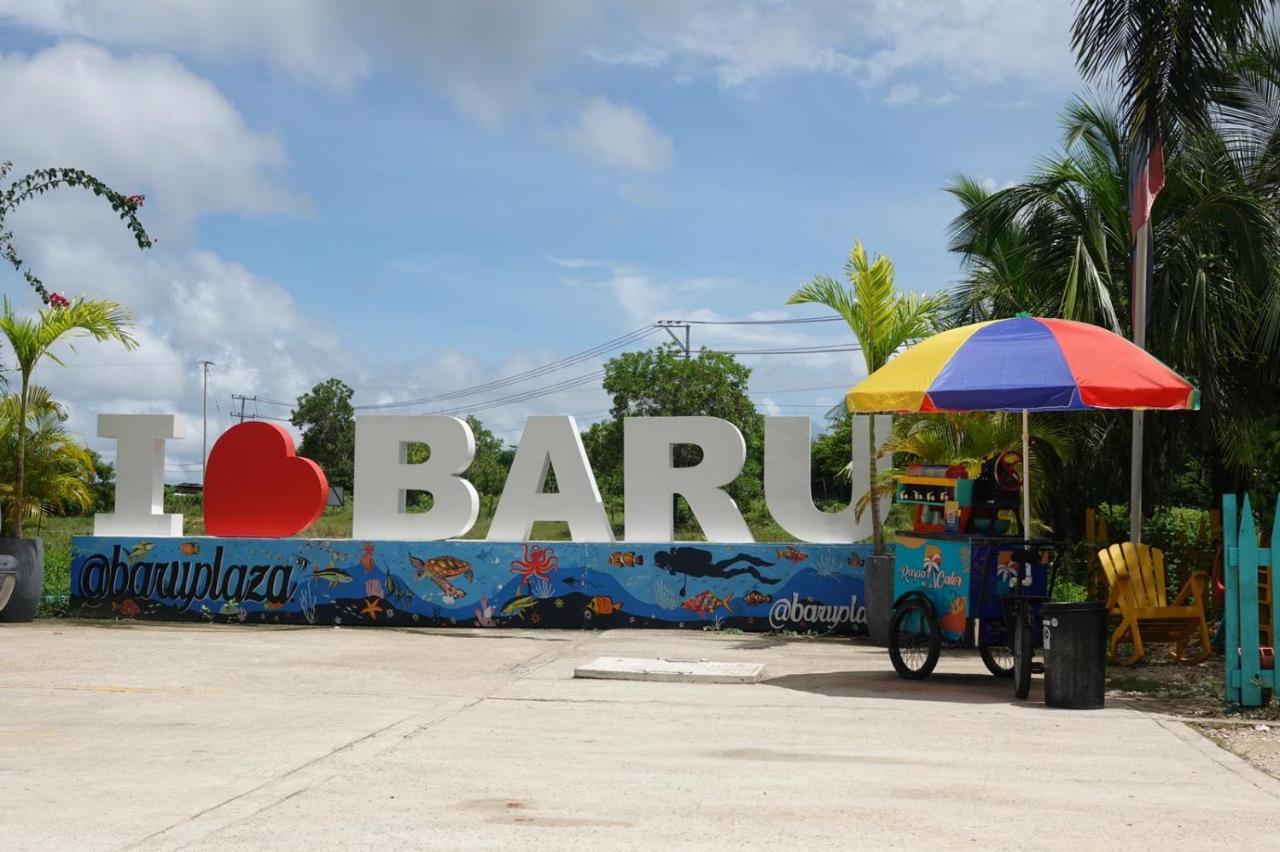 Hostel A Orilla Del Mar En Baru Cartagena Exteriér fotografie